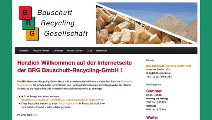 Bauschutt Recycling
